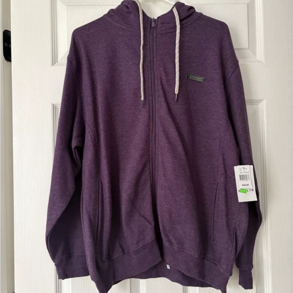 Purple Zip-Up Hoodie
